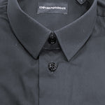 Emporio Armani Black Dress Shirt 01C35T 0130C 999 Black