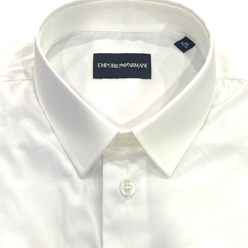 Emporio Armani White Dress Shirt Ignition For Men