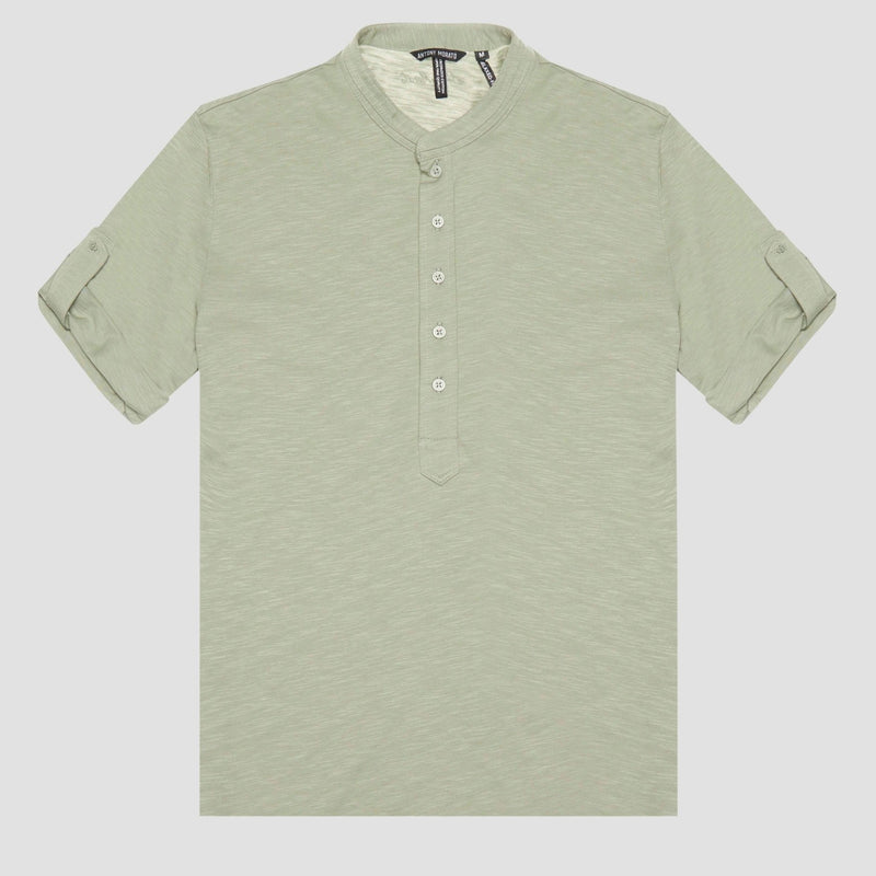 Antony Morato Roll Up Sleeve T-Shirt MMKL00333-FA100139-9000 Sage Green