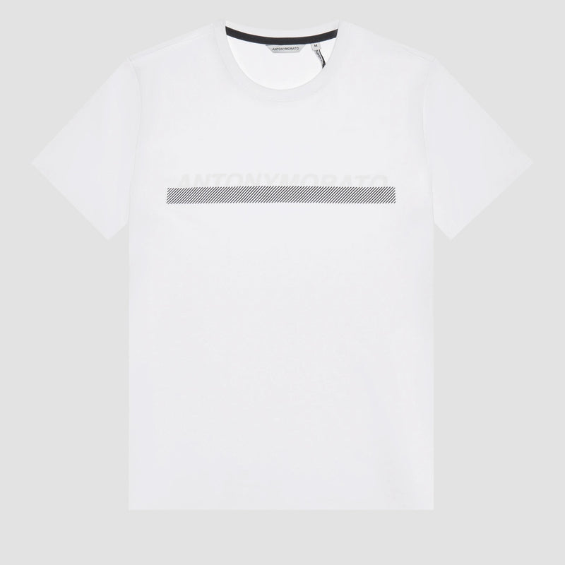 Antony Morato Rubberised Logo Print T-Shirt MMKS02344-FA120032-1000