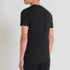 Antony Morato Rubberised Logo Print T-Shirt MMKS02344-FA120032 BLACK