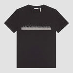 Antony Morato Rubberised Logo Print T-Shirt MMKS02344-FA120032 BLACK