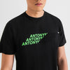 Antony Morato Logo Print T-Shirt MMKS02350-FA100144-9000 Black