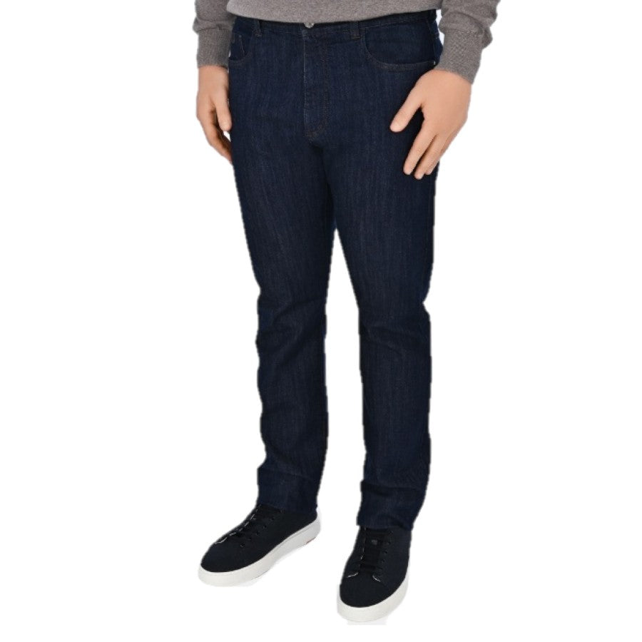 Canali Slim Fit Jeans PD01434 93720 300 Blue