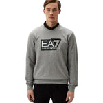 EA7 Visibility Crew-Neck Sweatshirt 3DPM60 PJ05Z 3905 Mid Grey