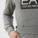 EA7 Visibility Crew-Neck Sweatshirt 3DPM60 PJ05Z 3905 Mid Grey