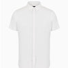 Armani Exchange Short Sleeve Shirt White 8NZCBF ZN10Z 0113