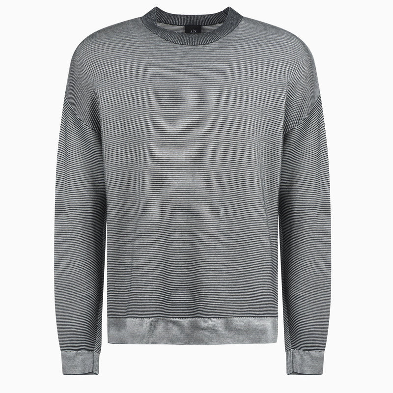 Armani Exchange Dégradé Effect Knitwear XM000183 AF1196 FB036 Charcoal Green
