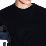 Armani Exchange Ribbed Knitwear XM000684 AF1293 UB101 Deep Navy