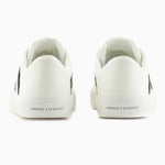 Armani Exchange Contrasting Logo Band Sneakers XUX165-XV758 K488 White