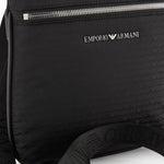 Emporio Armani All Over Jacquard Logo Shoulder Bag Y4M425 YQ76E 81073 Black