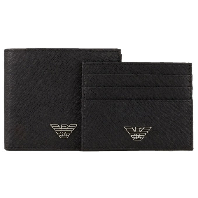 Emporio Armani Wallet Gift Set Y4R237 YLA03 81072 BLACK

