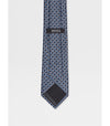 Zegna Light Blue Jacquard Tie - Ignition For Men