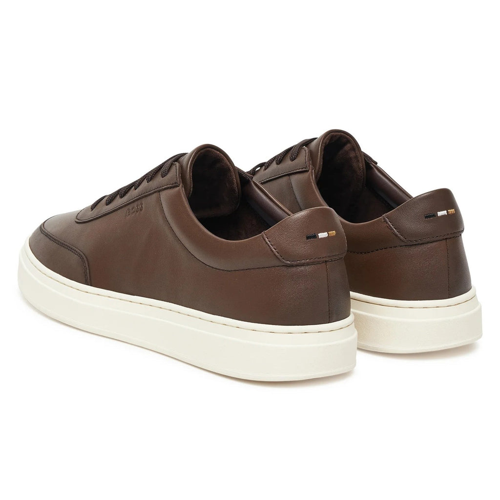 Hugo Boss Leather trainers 50553142 10275985 210 Medium Brown