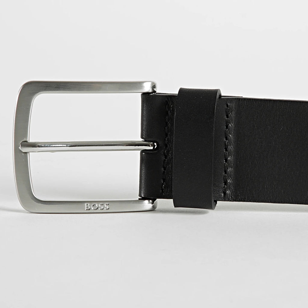 Hugo Boss Black Leather Belt - Ignition For Men