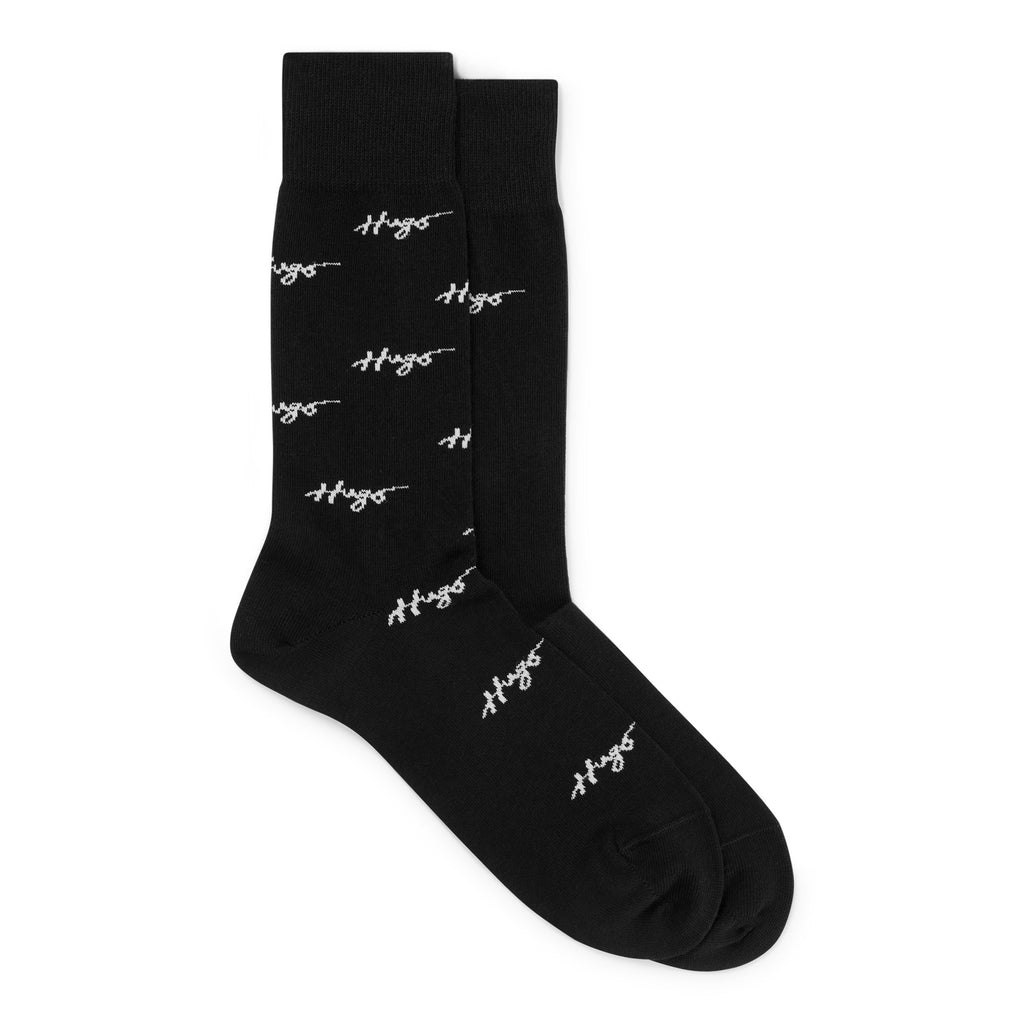 HUGO 2 Pack Black Socks 50491194