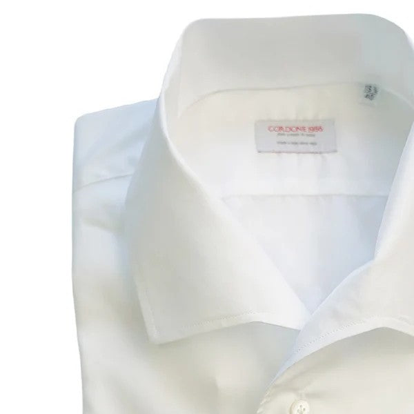 Cordone 1956 White Open Neck Shirt CL200