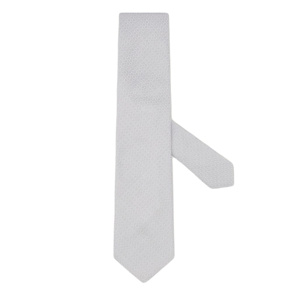 Canali Grey Silk Tie HJ03675-1