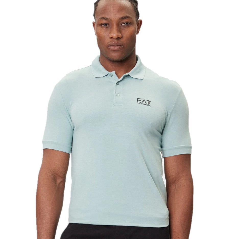 EA7 Core Identity Polo 8NPF14 PJVQZ U9066 Blue Surf