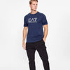 EA7 7 Lines T-Shirt 6RPT37 PJ3BZ 1554 NAVY BLUE