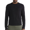 EA7 7 Black Crew-Neck Sweatshirt 3DUM06 PJTKZ 1200 BLACK