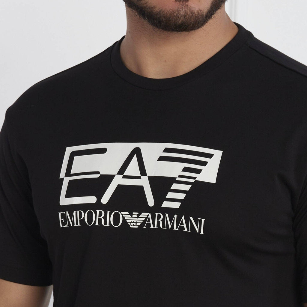 EA7 Logo T-shirt 6RPT09 PJ02Z 0200 Black
