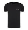 Emporio Armani Two-pack Loungewear T-shirts 111670 3R715 23820 Black