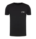 Emporio Armani Two-pack Loungewear T-shirts 111670 3R715 23820 Black