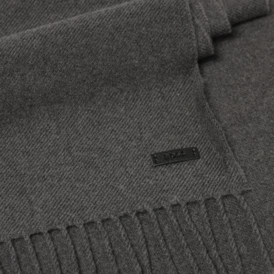 Hugo Boss Italian-Made Scarf 50517218 10260528 030 Charcoal