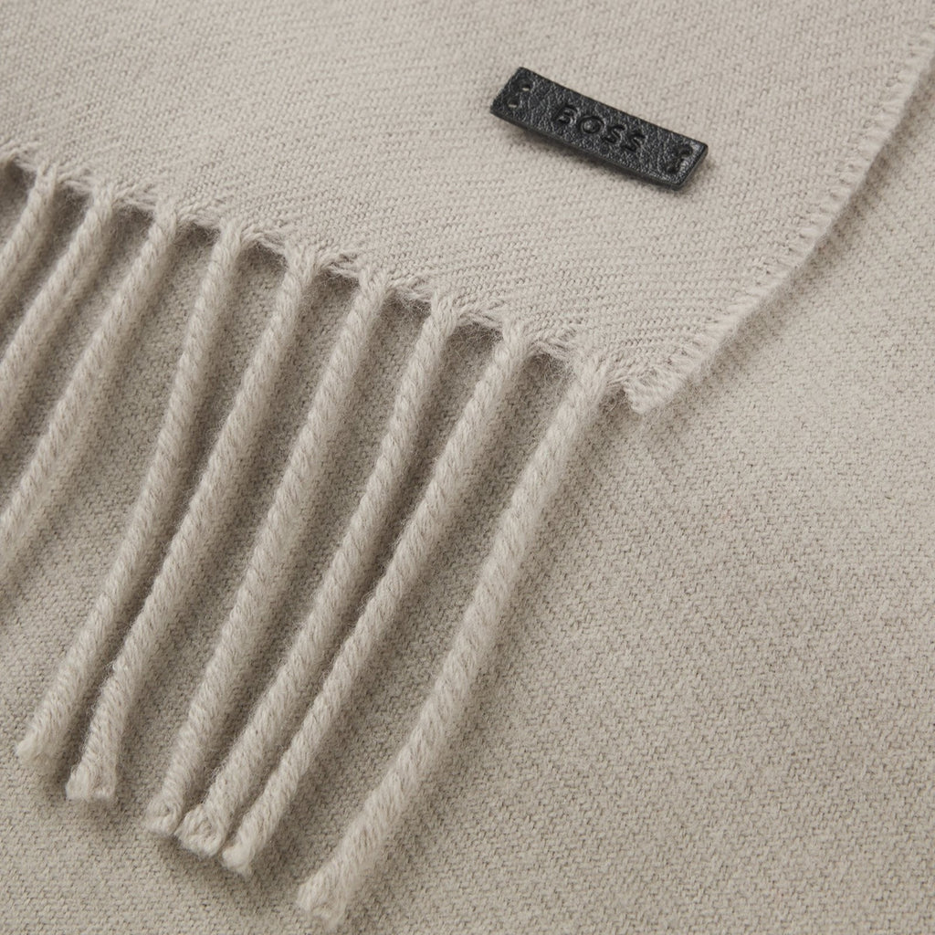 Hugo Boss Italian-Made Scarf 50517218 10260528 245 Beige
