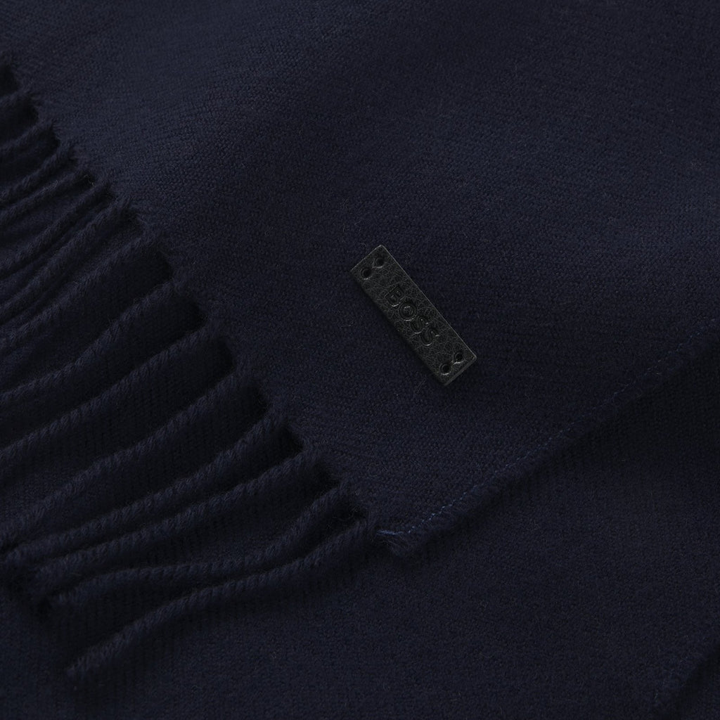 Hugo Boss Italian-Made Scarf 50517218 10260528 404 Dark Navy