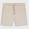 Hugo Boss Linen Shorts 50538016 10270605 275 Light Beige