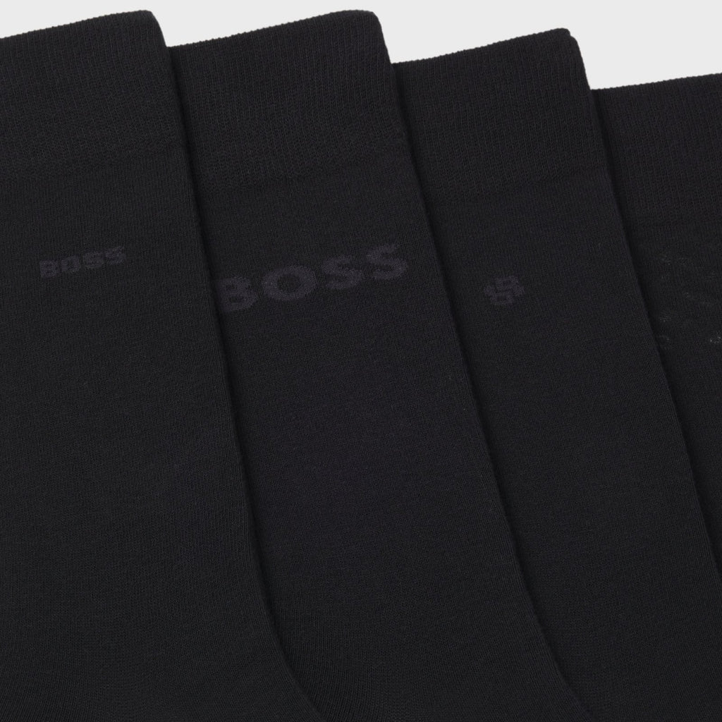 Hugo Boss 4 Pack Socks 50547928 10273991 001 Black