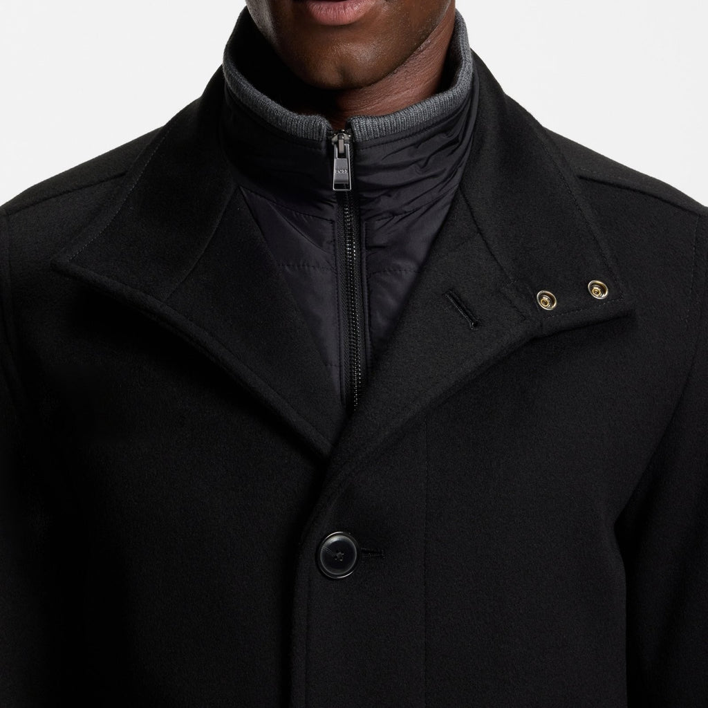 Hugo Boss Coat 50549193 10273687 001 Black