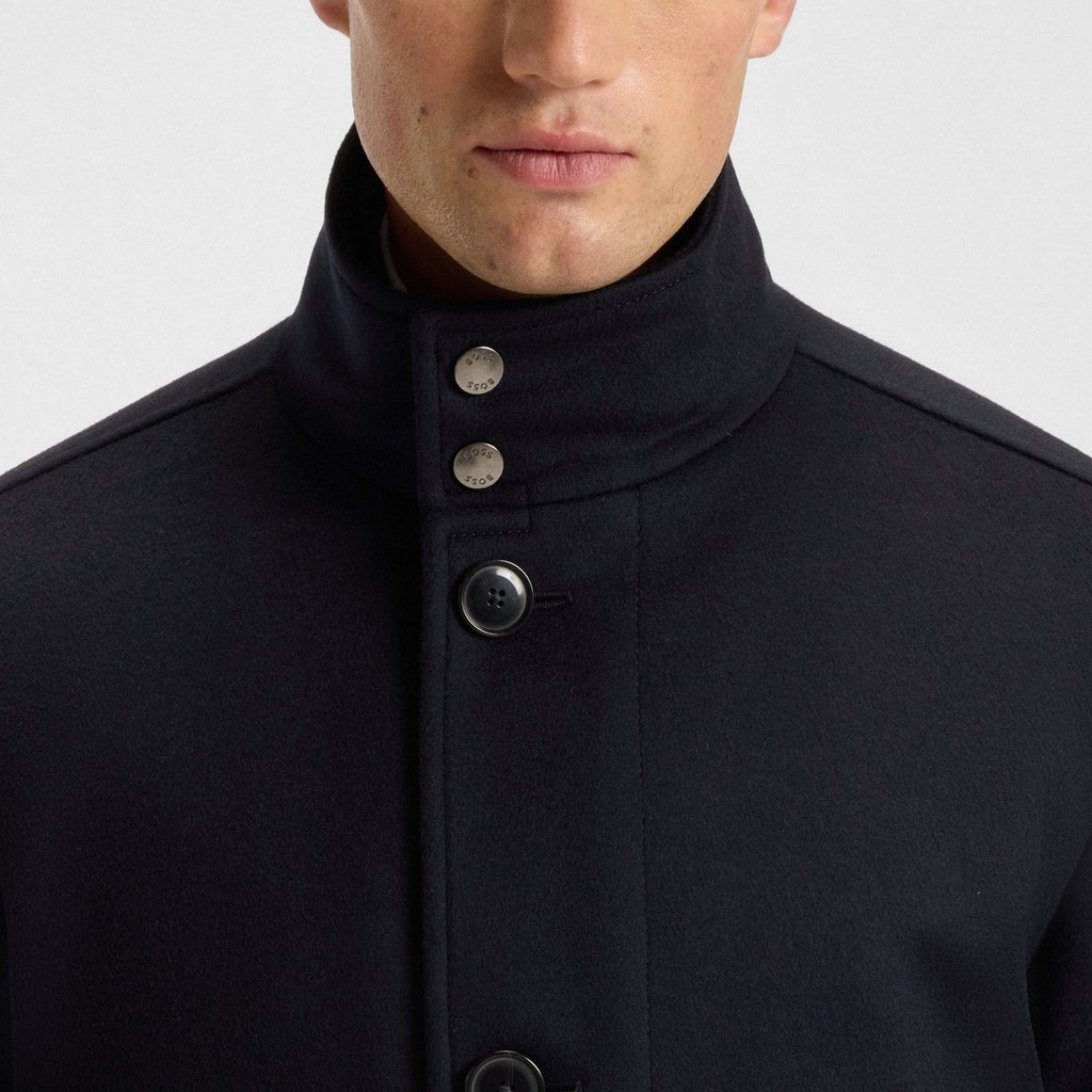 Hugo Boss Coat 50549193 10273687 404 Dark Navy