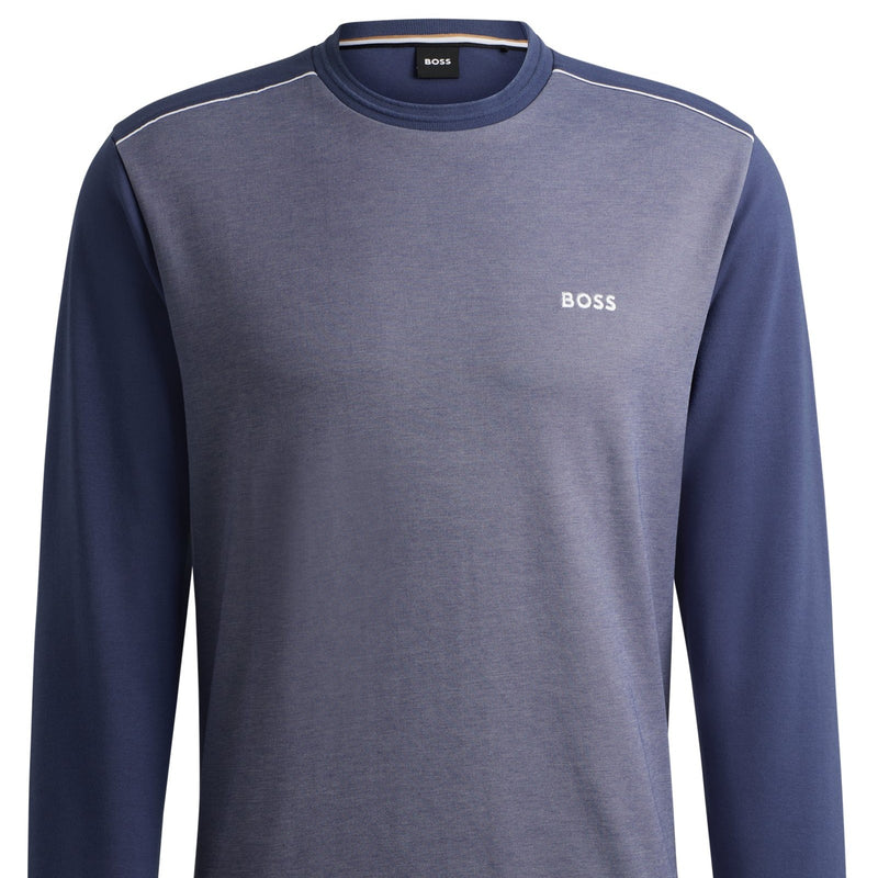Hugo Boss Jacquard Structure Sweatshirt 50521808 10166548 412 Blue