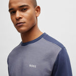 Hugo Boss Jacquard Structure Sweatshirt 50521808 10166548 412 Blue