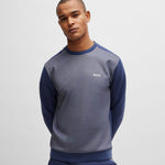 Hugo Boss Jacquard Structure Sweatshirt 50521808 10166548 412 Blue