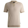 Hugo Boss Cotton-blend Knit Polo 50537654 10270172 131 Beige