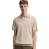 Hugo Boss Cotton-blend Knit Polo 50537654 10270172 131 Beige