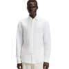 Hugo Boss Regular-fit Linen Shirt 50539531 10259309 100 White