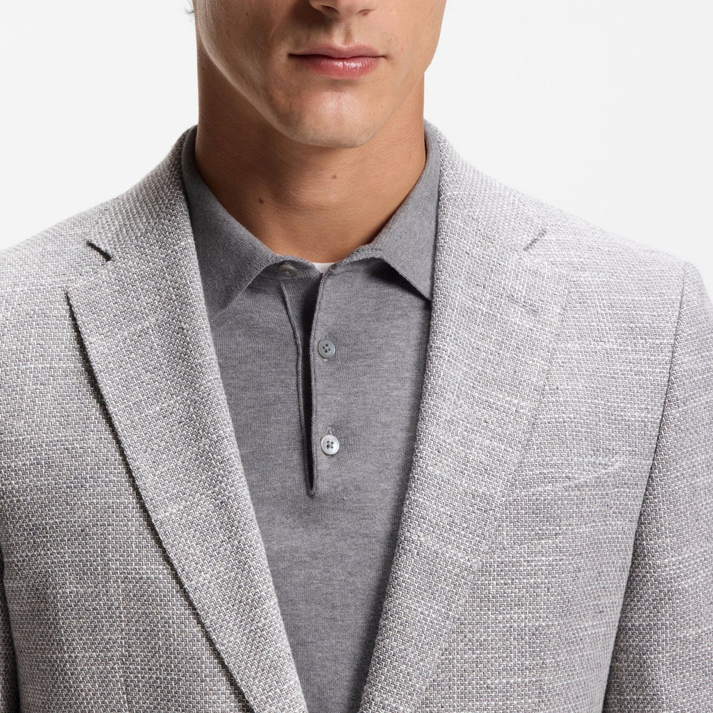 Hugo Boss Silver Blazer 50556910 10277277 041 Siver