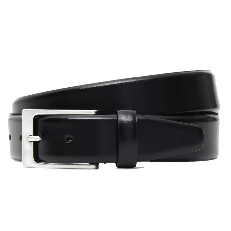 Canali Cordovan Finishing Calfskin Belt KA00034 110 Black