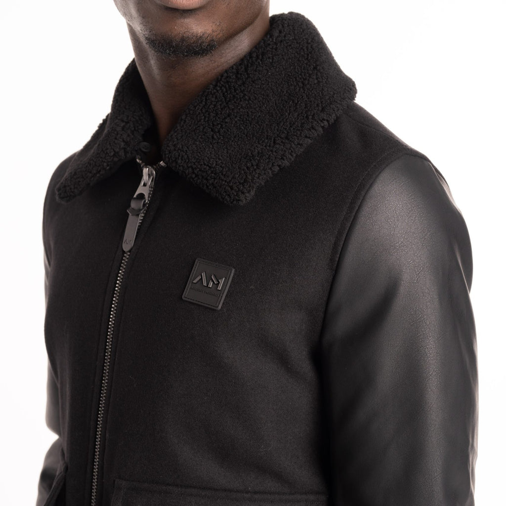 Antony Morato Wool Jacket MMCO00889 FA500075 9000 BLACK
