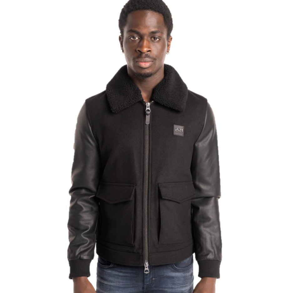 Antony Morato Wool Jacket MMCO00889 FA500075 9000 BLACK