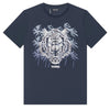 Antony Morato Tiger Print T-Shirt MMKS02410-FA100144-7064 Navy&nbsp;