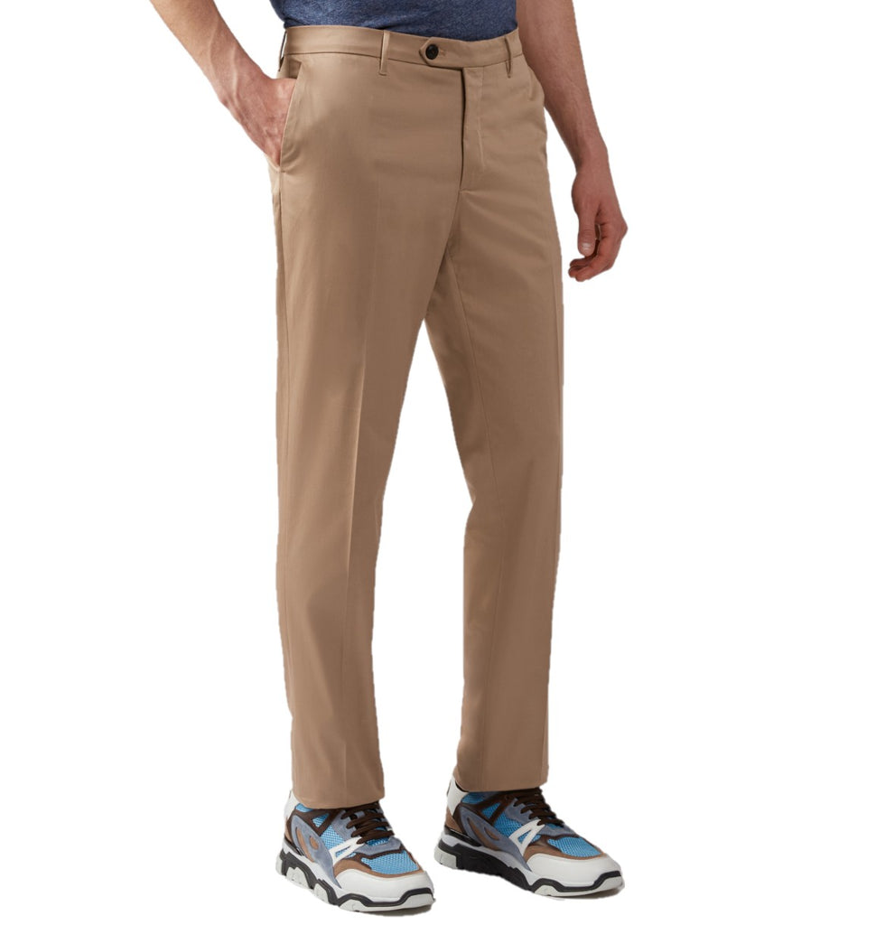 Pal Zileri Stretch Cotton Chinos 031NW400 19030 37 Light Brown
