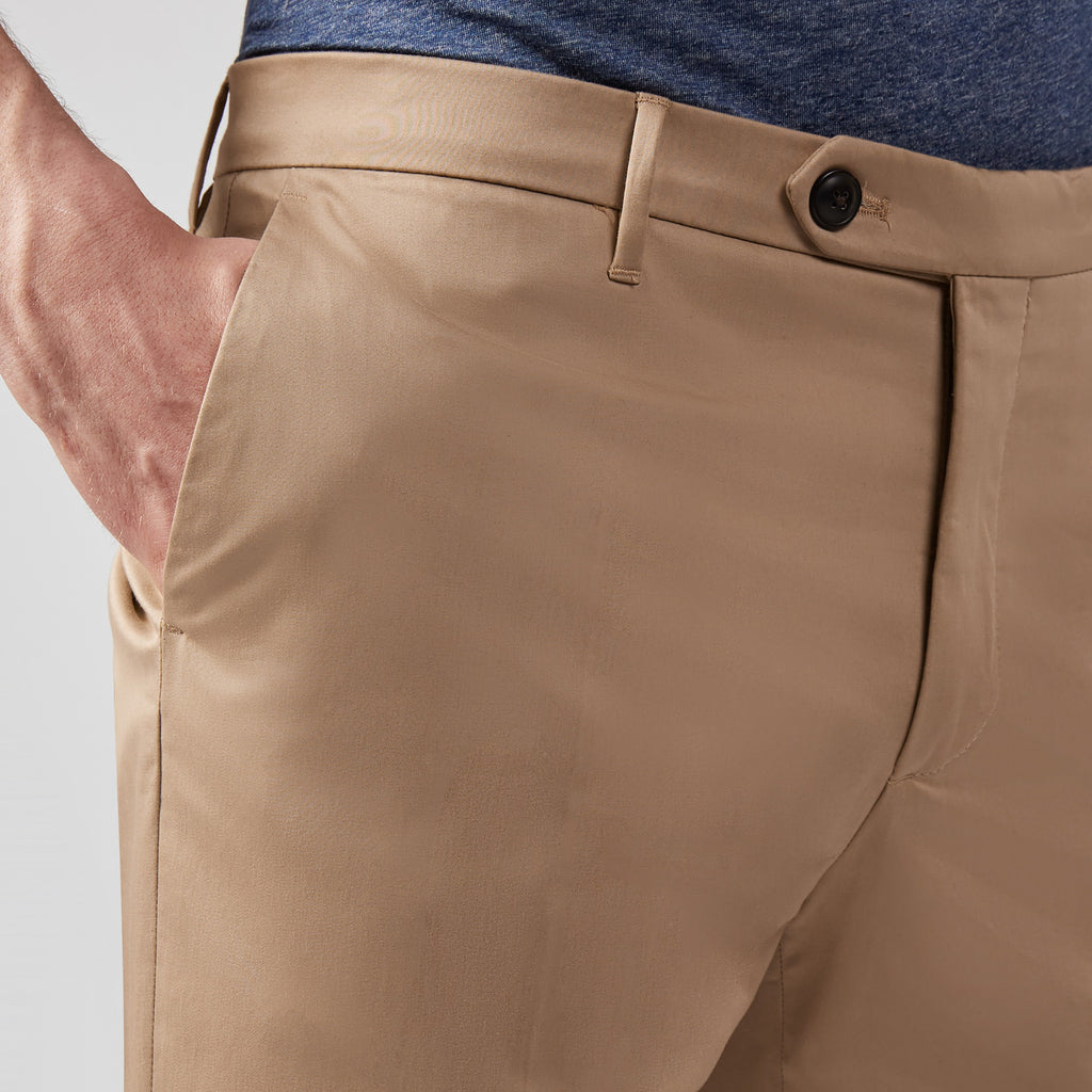 Pal Zileri Stretch Cotton Chinos 031NW400 19030 37 Light Brown