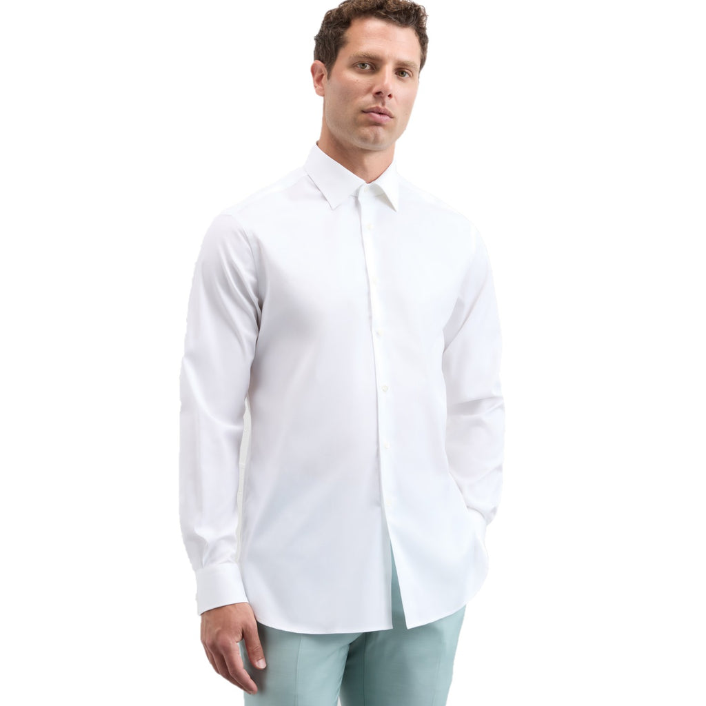 Pal Zileri Cotton Stretch Shirt 0370G45 19060 80 White