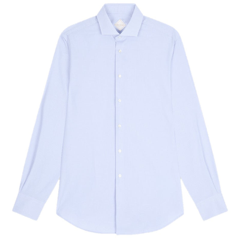 Pal Zileri Micro Jacquard Shirt Z370G45 NS212 04 Light Blue